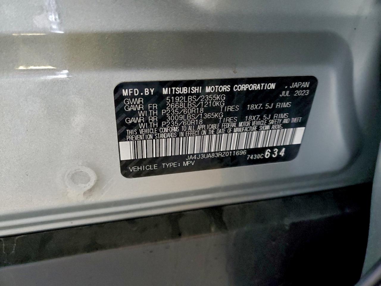 2024 MITSUBISHI OUTLANDER ES photo 53