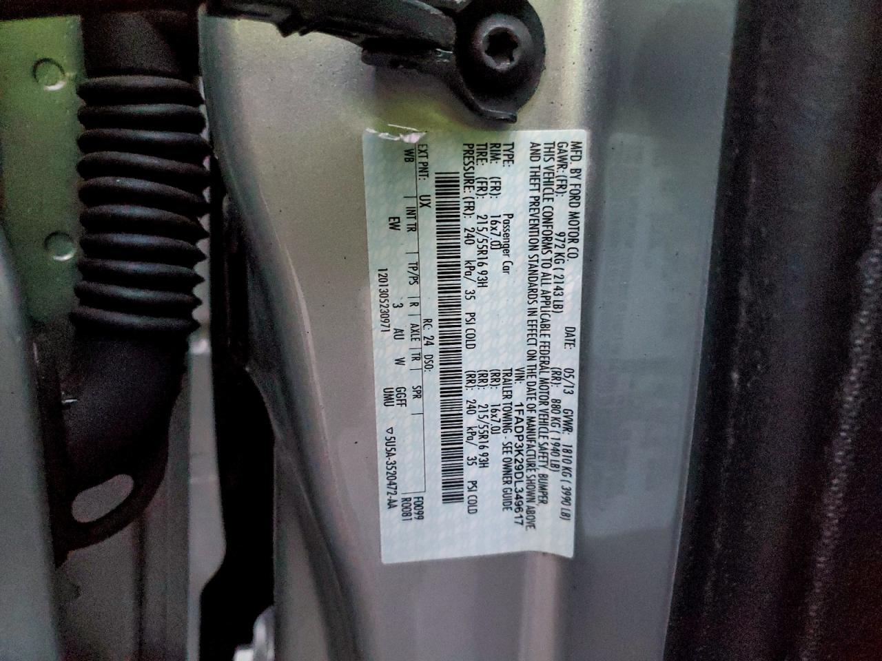 2013 FORD FOCUS SE photo 13