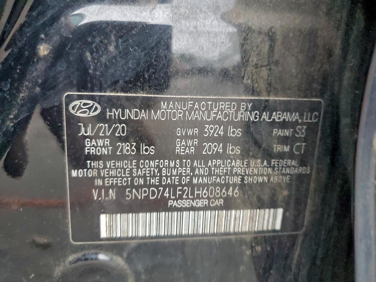 2020 HYUNDAI ELANTRA SE photo 12