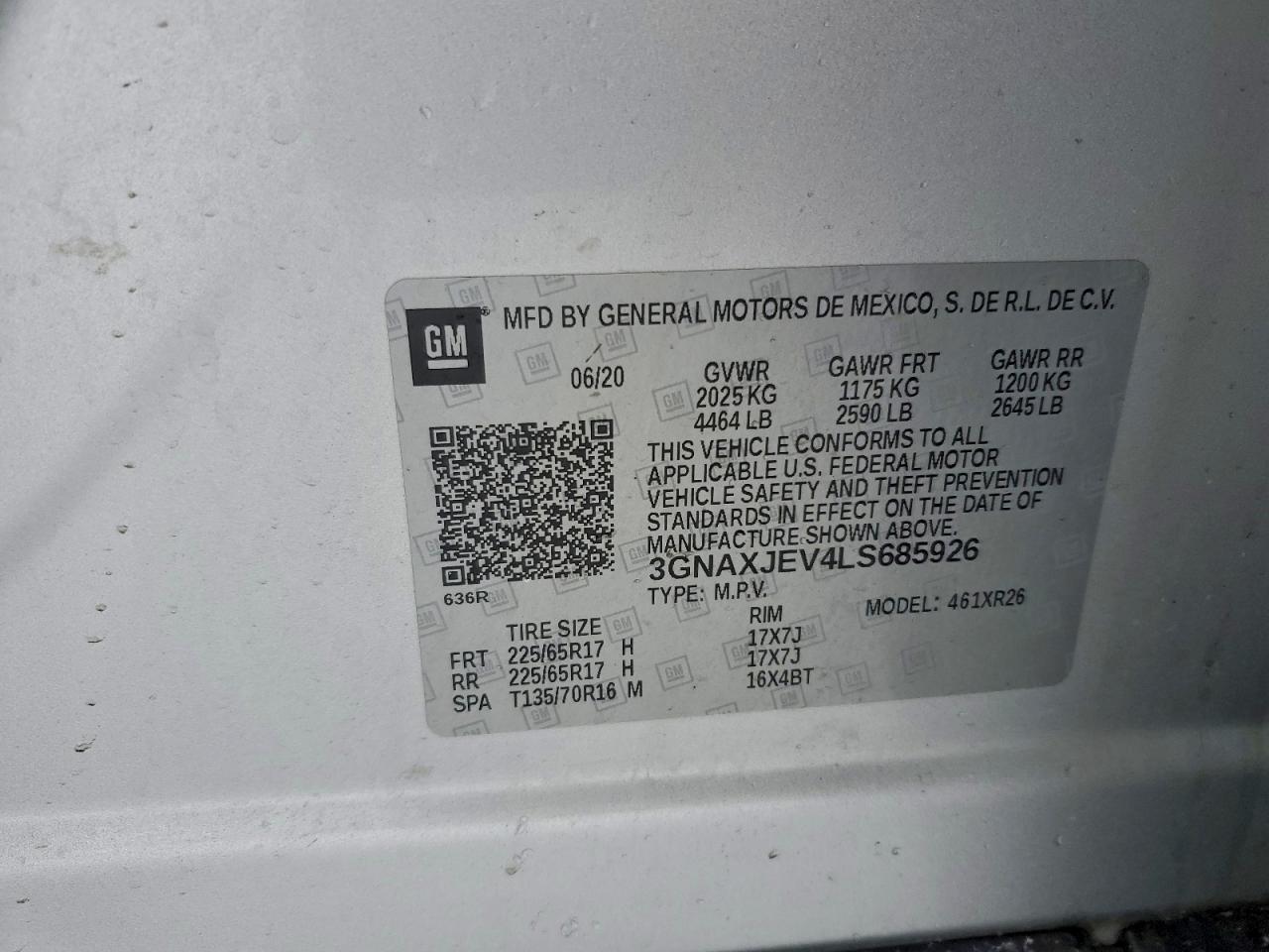 2020 CHEVROLET EQUINOX LT photo 13