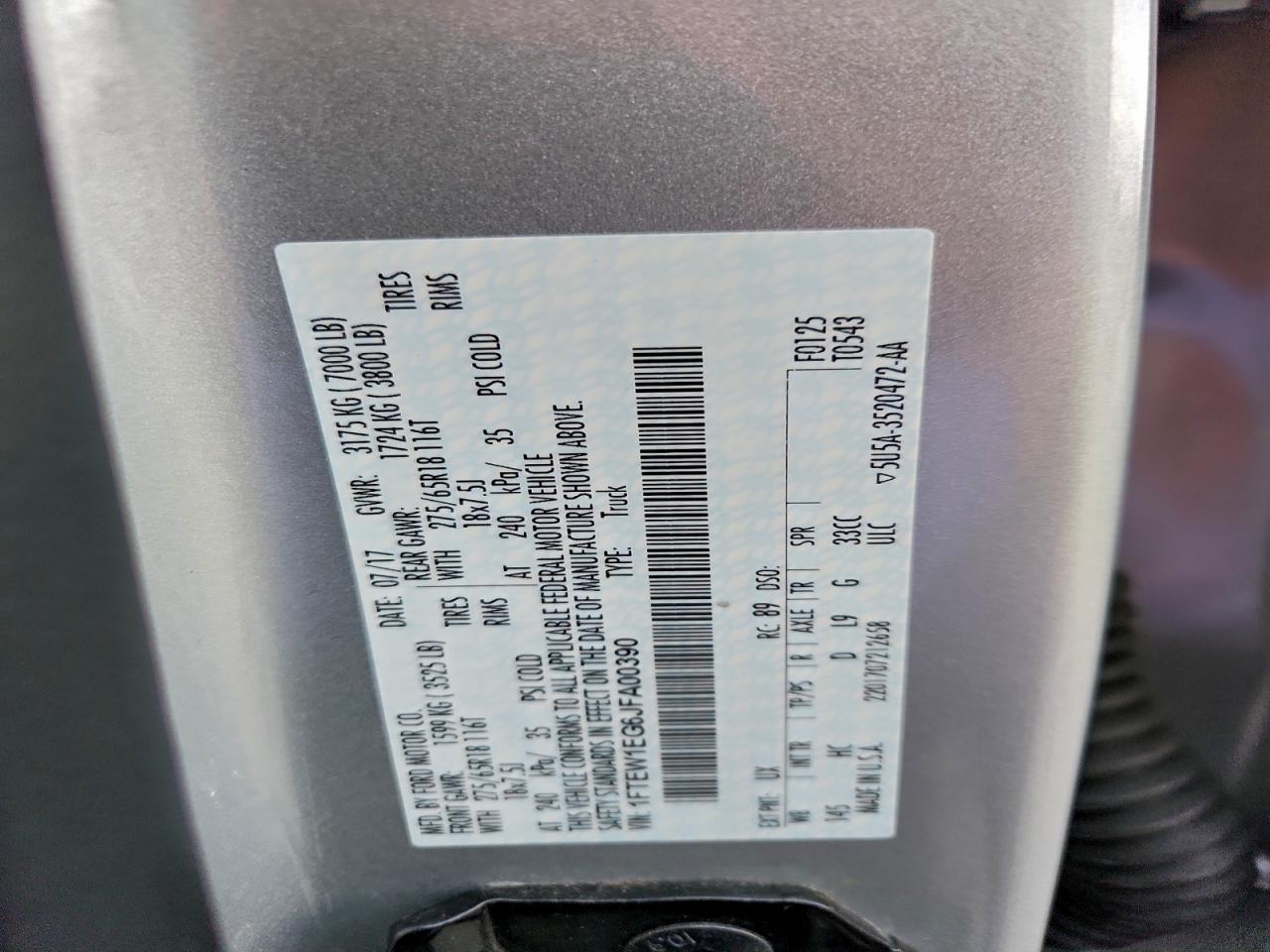 2018 FORD F150 SUPERCREW photo 13