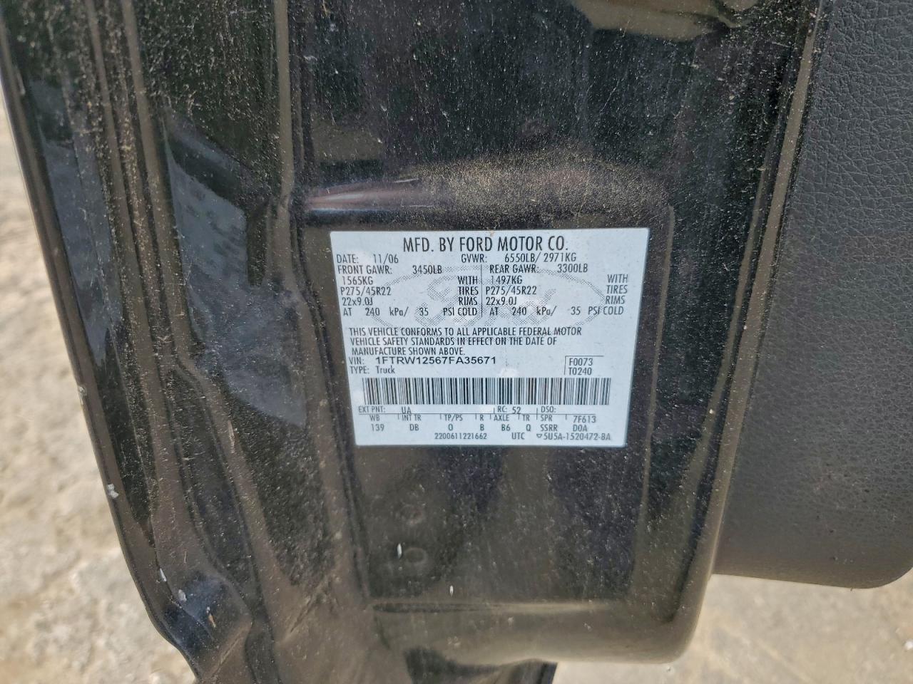 2007 FORD F150 SUPERCREW photo 13