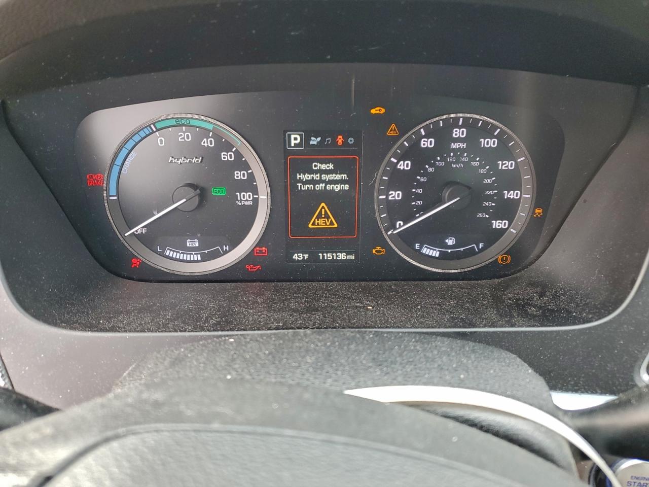 2017 HYUNDAI SONATA HYBRID photo 9