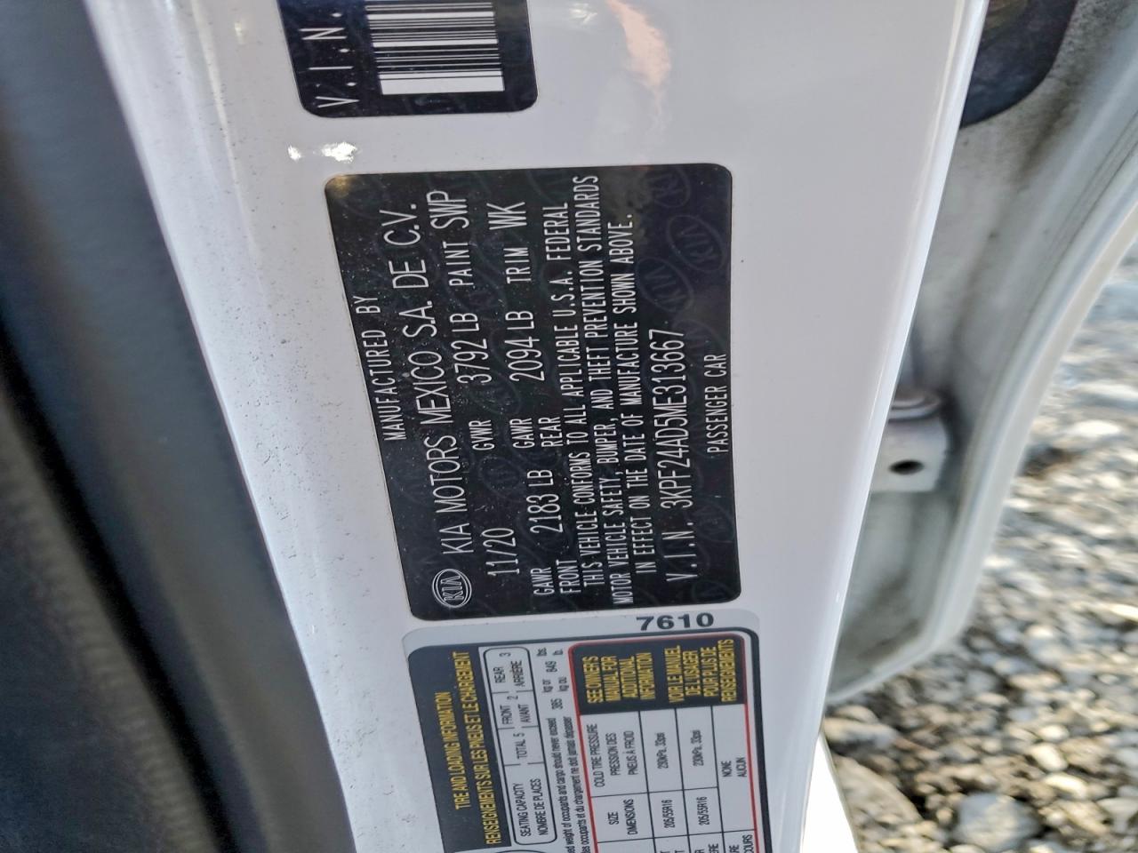 2021 KIA FORTE FE photo 12