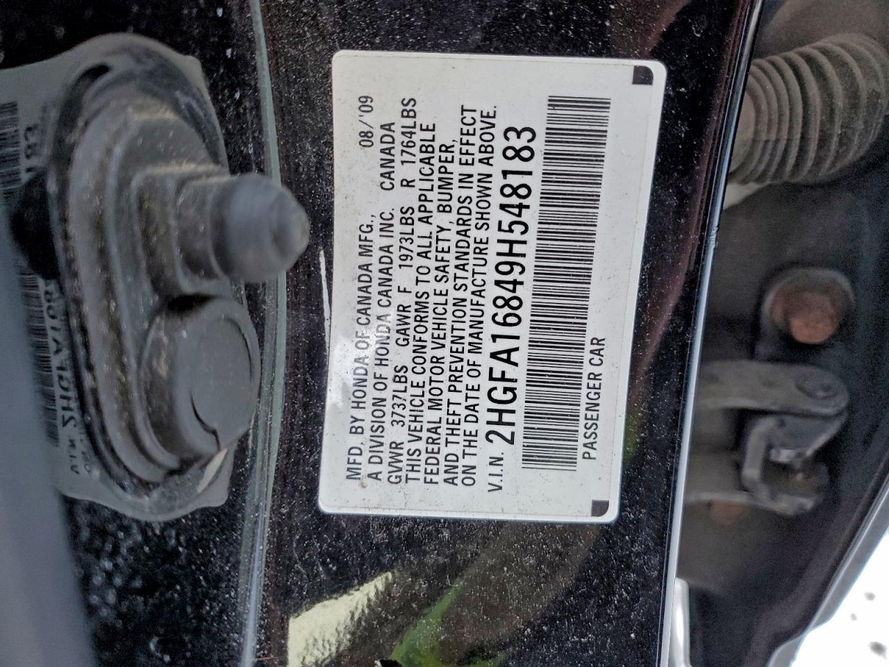 2009 HONDA CIVIC EX photo 13