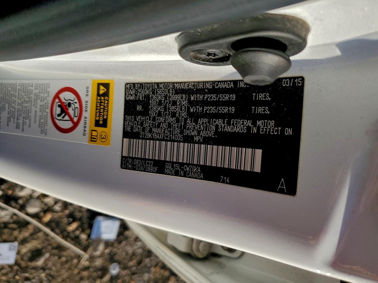2015 LEXUS RX 350 BASE photo 12