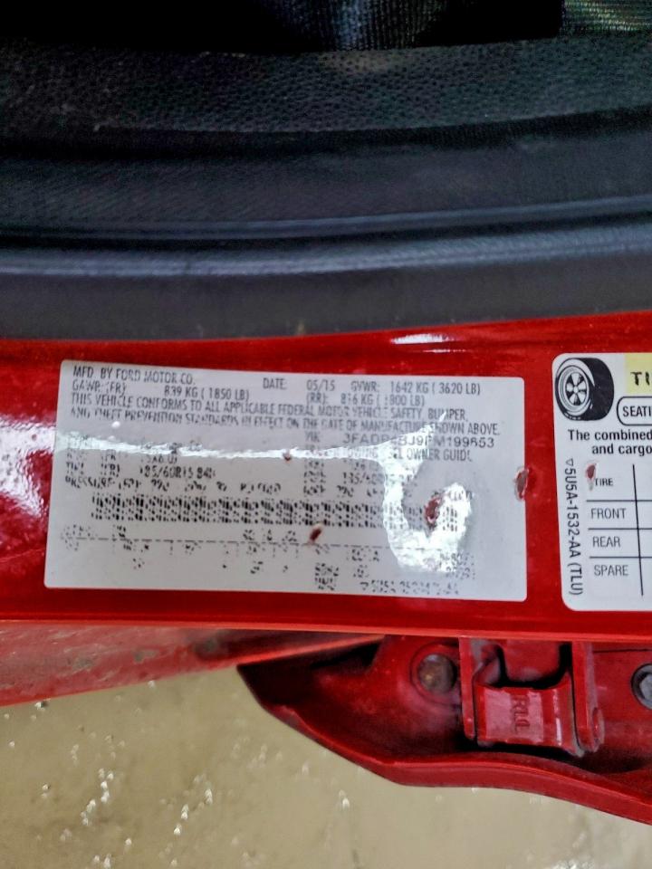 2015 FORD FIESTA SE photo 12