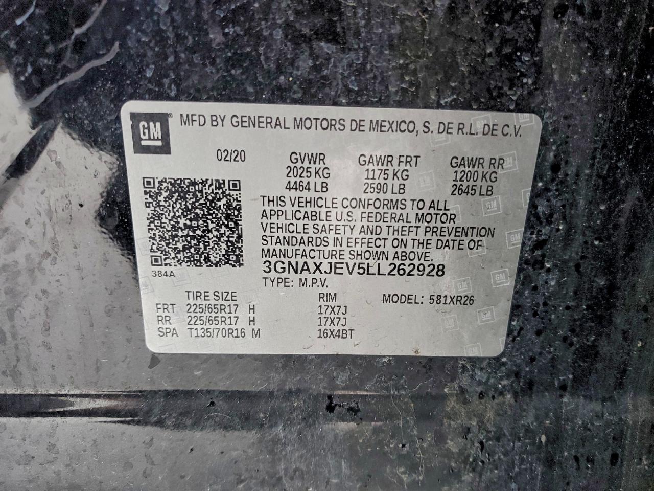 2020 CHEVROLET EQUINOX LT photo 13