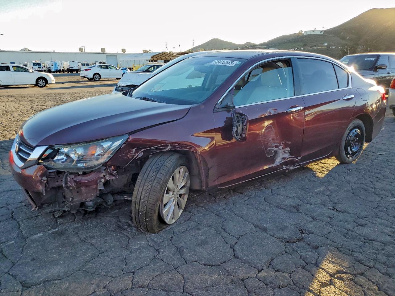 2015 HONDA ACCORD EXL — FRONT END damage — photo 1