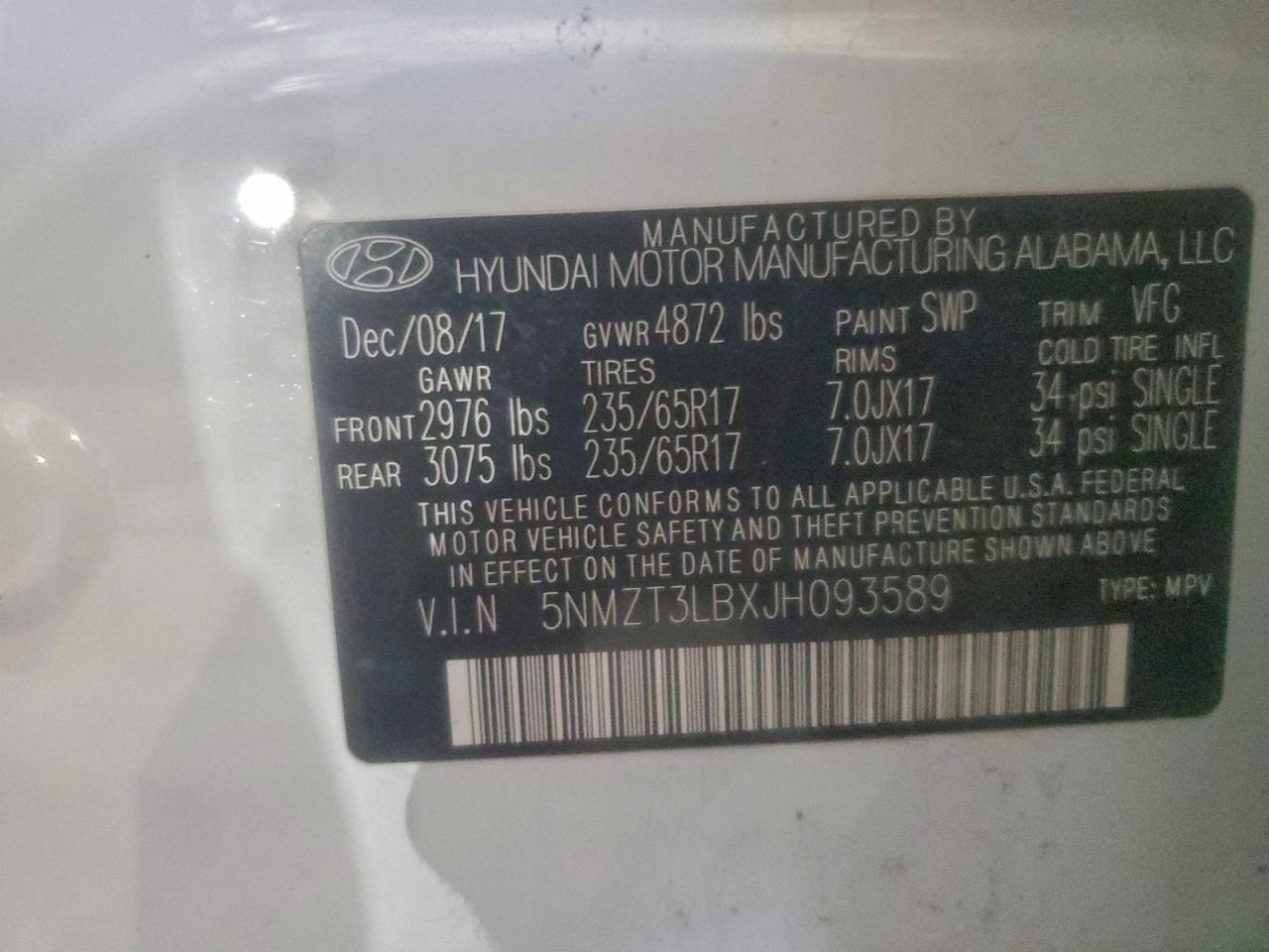 2018 HYUNDAI SANTA FE SPORT photo 14
