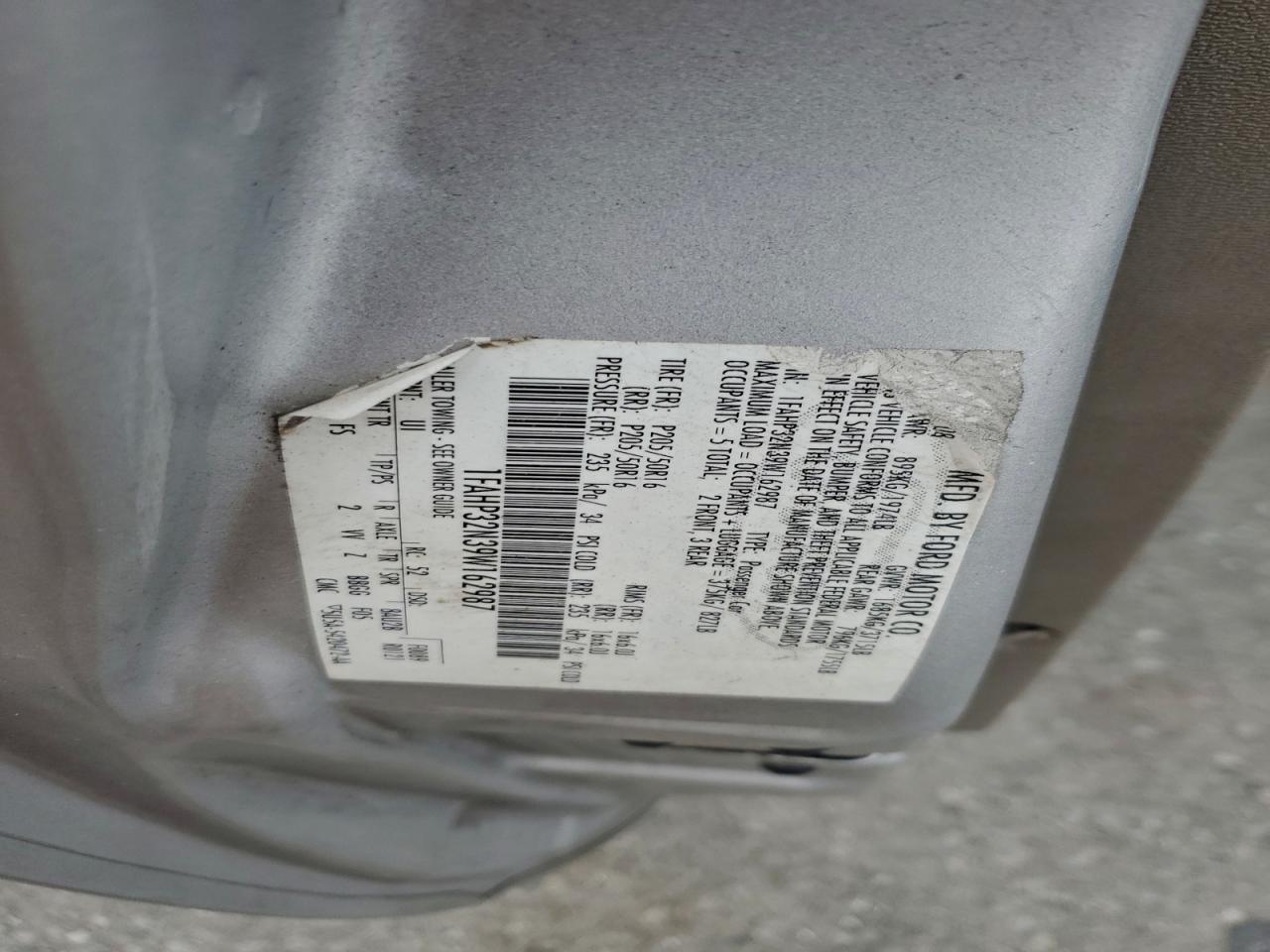 2009 FORD FOCUS SE photo 12