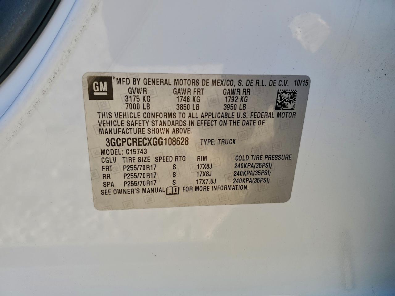 2016 CHEVROLET SILVERADO C1500 LT photo 12