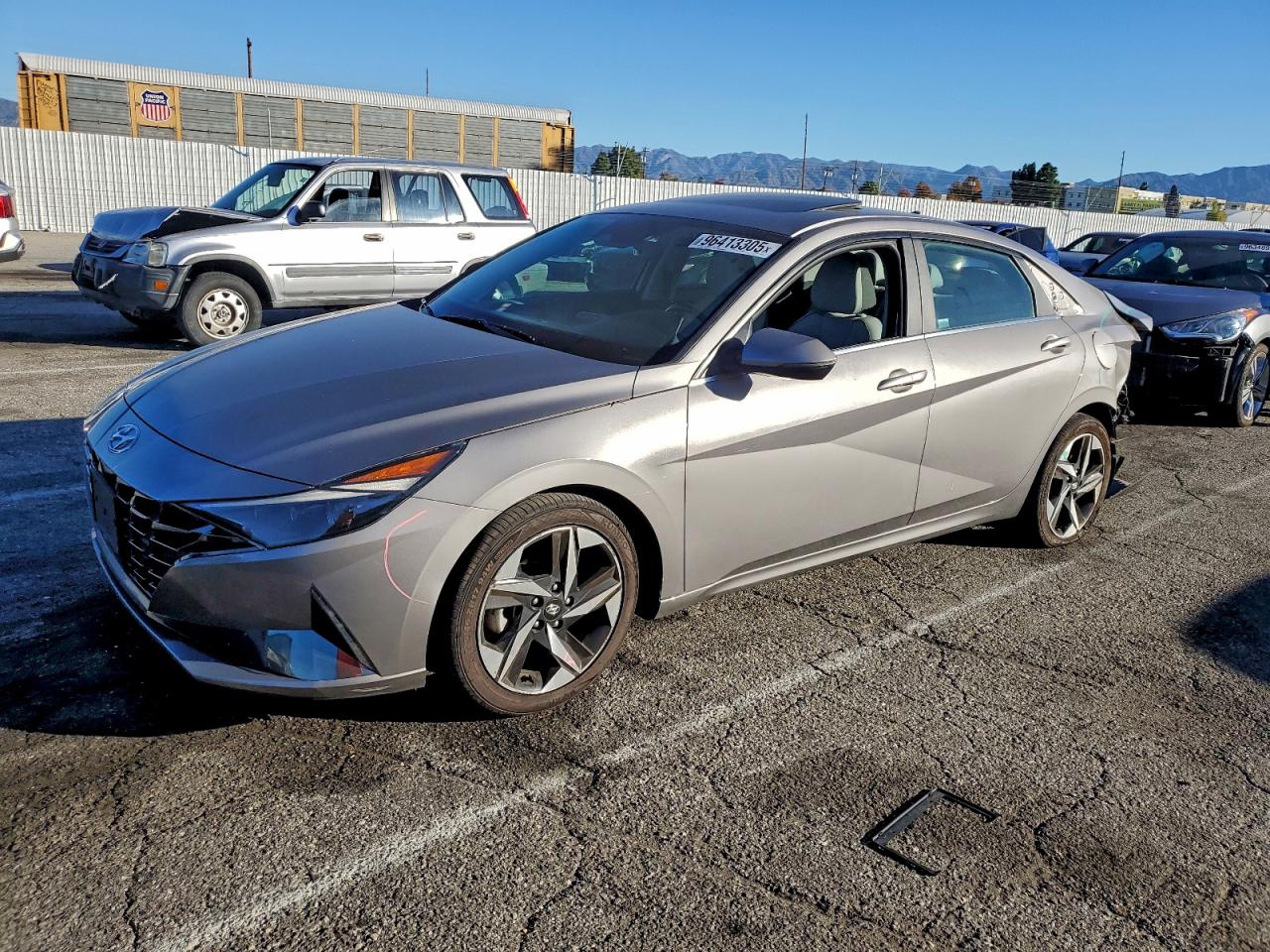 2021 HYUNDAI ELANTRA LIMITED — REAR END damage — photo 1