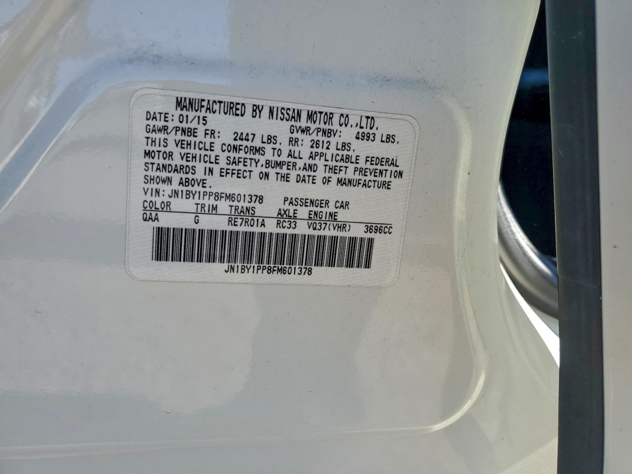 2015 INFINITI Q70L 3.7 photo 25