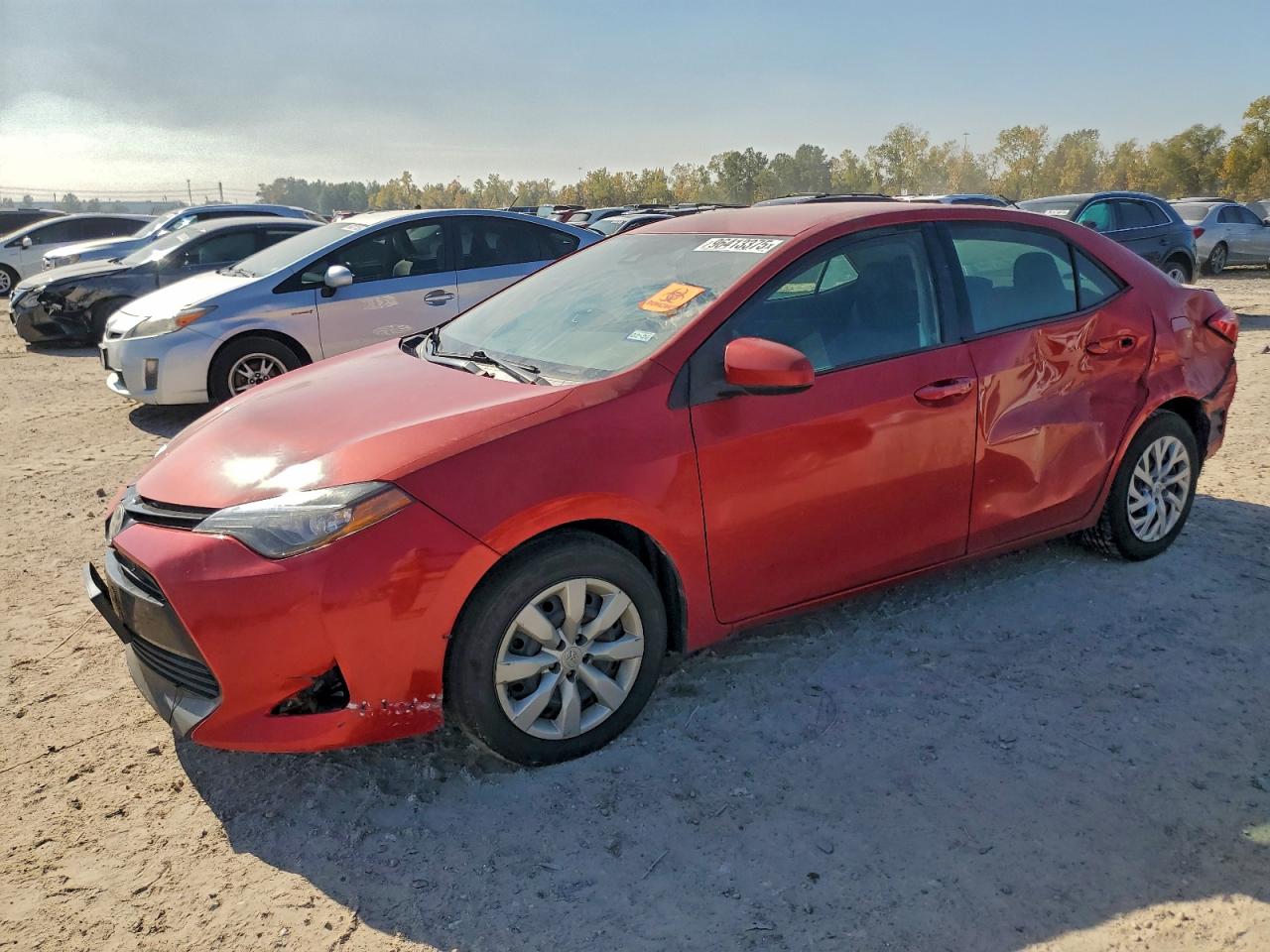 2017 TOYOTA COROLLA L — REAR END damage — photo 1