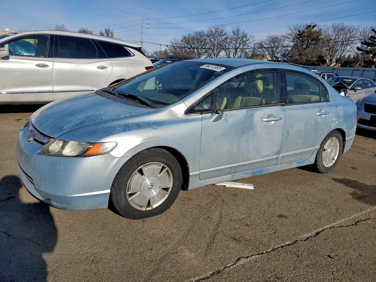 2007 HONDA CIVIC HYBRID — SIDE damage — photo 1