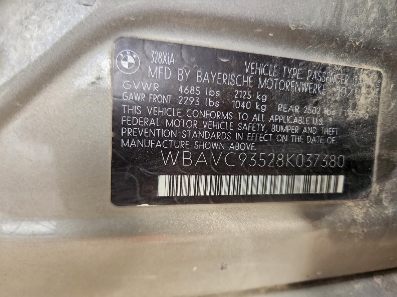 2008 BMW 328 XI photo 34