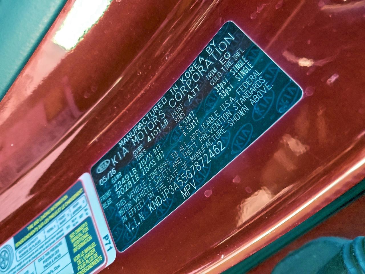 2016 KIA SOUL + photo 13