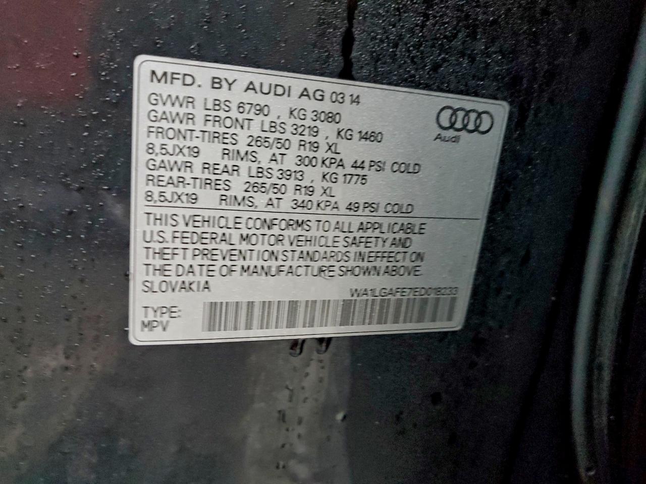 2014 AUDI Q7 PREMIUM PLUS photo 13