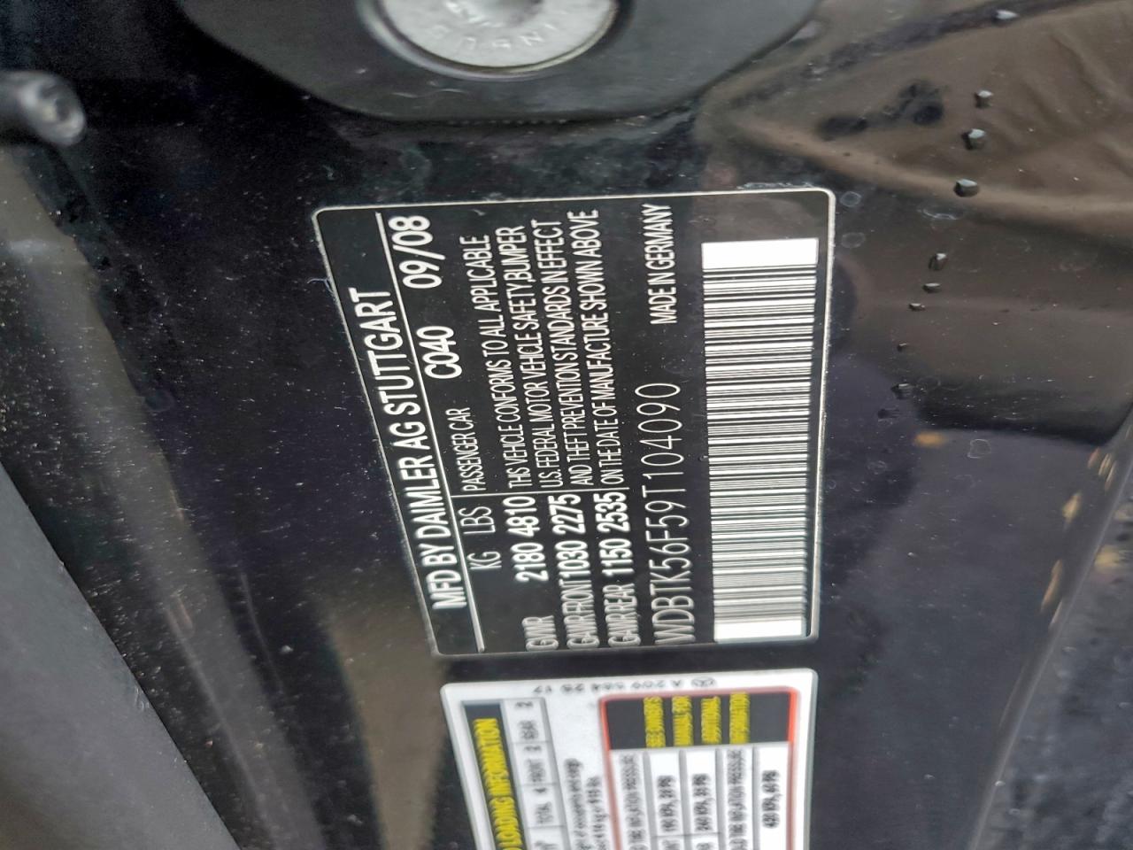 2009 MERCEDES-BENZ CLK 350 photo 12
