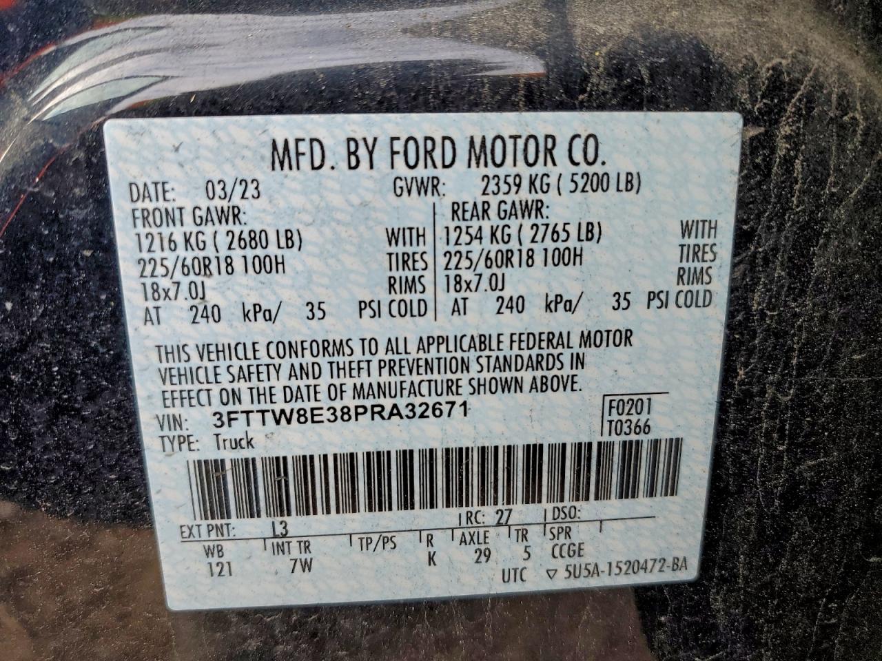 2023 FORD MAVERICK XL photo 12