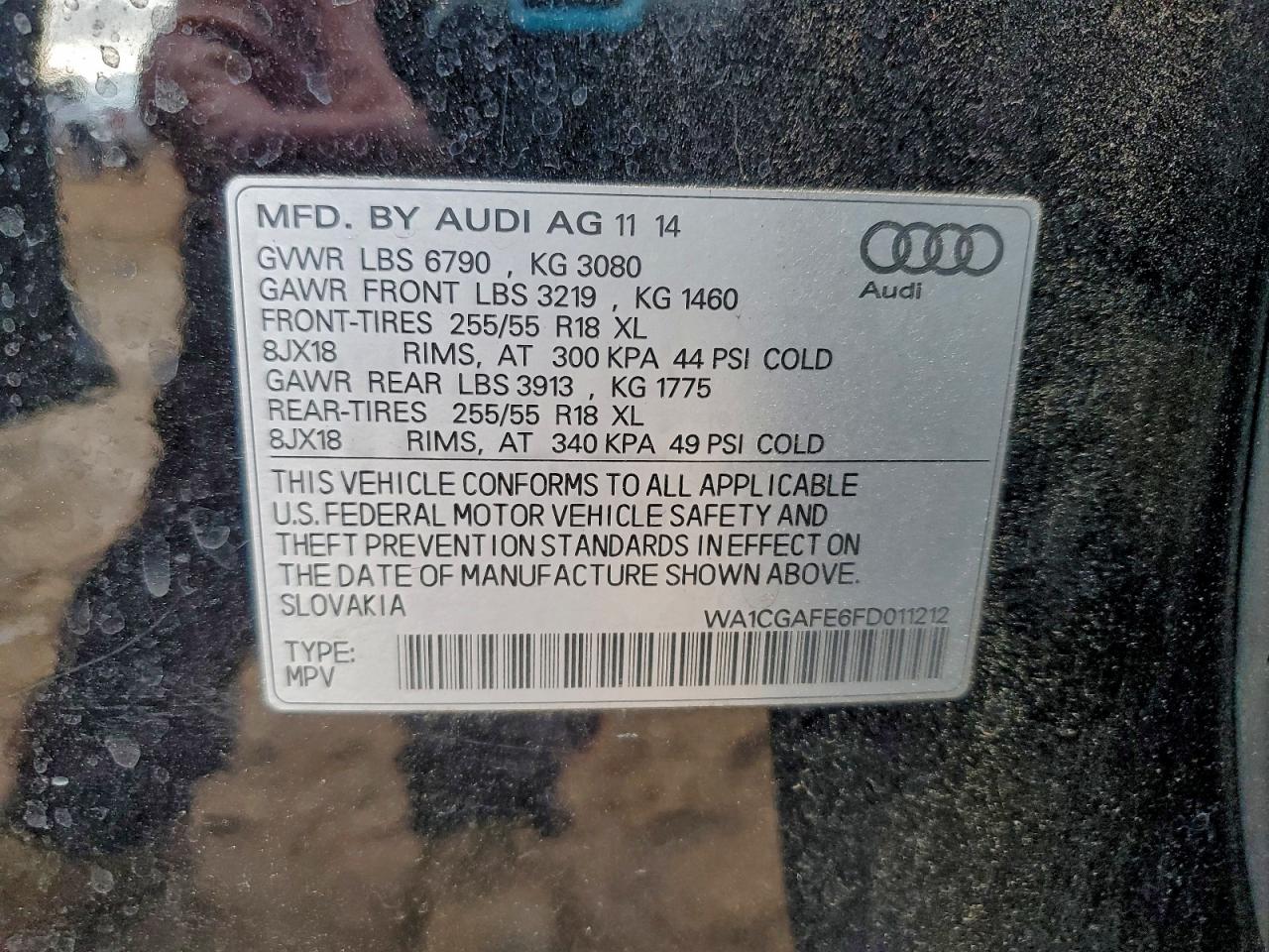 2015 AUDI Q7 PREMIUM photo 13
