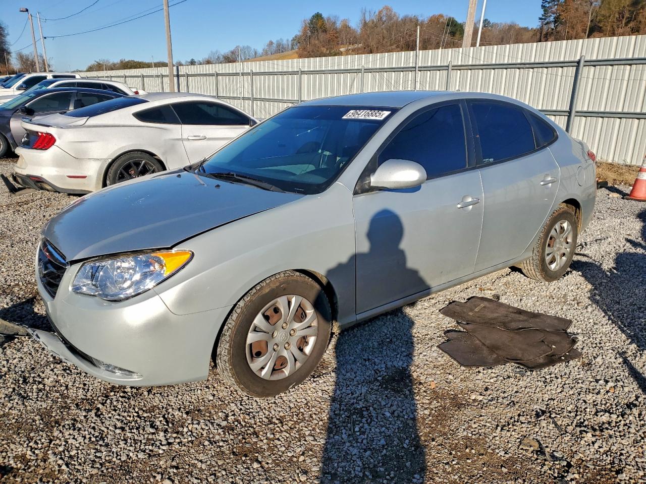 2010 HYUNDAI ELANTRA BLUE — FRONT END damage — photo 1
