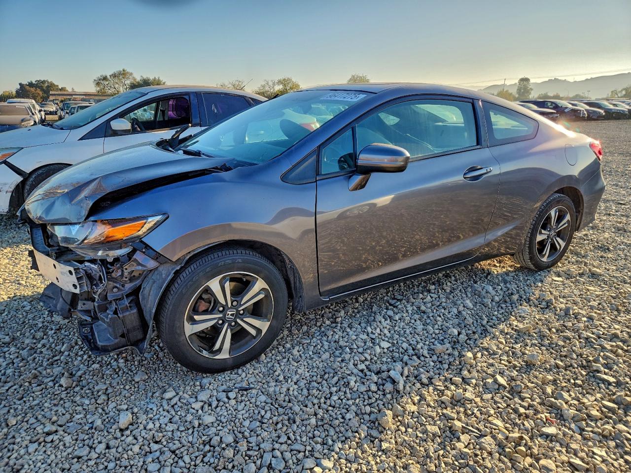 2014 HONDA CIVIC EX — FRONT END damage — photo 1