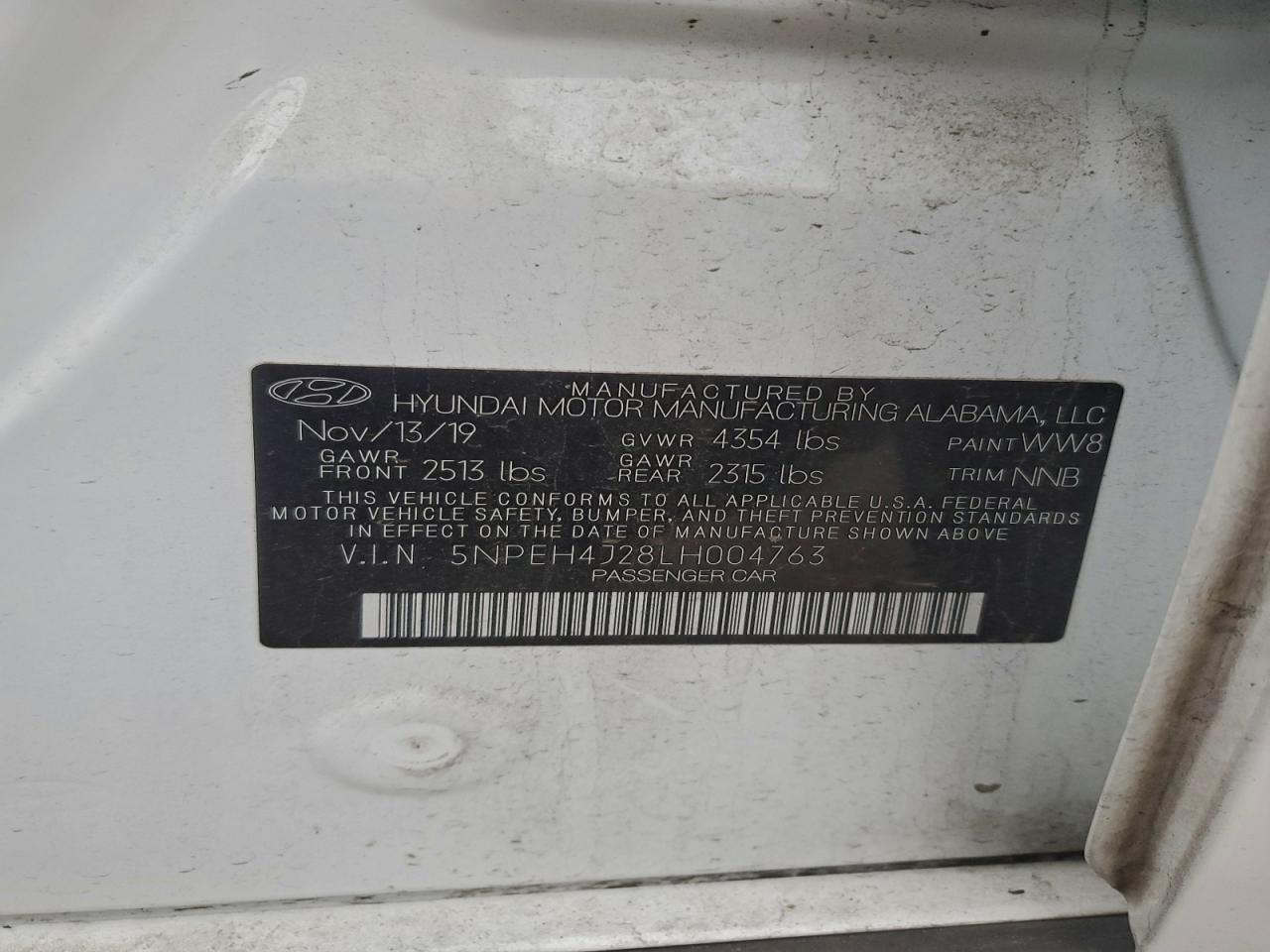 2020 HYUNDAI SONATA LIMITED photo 12