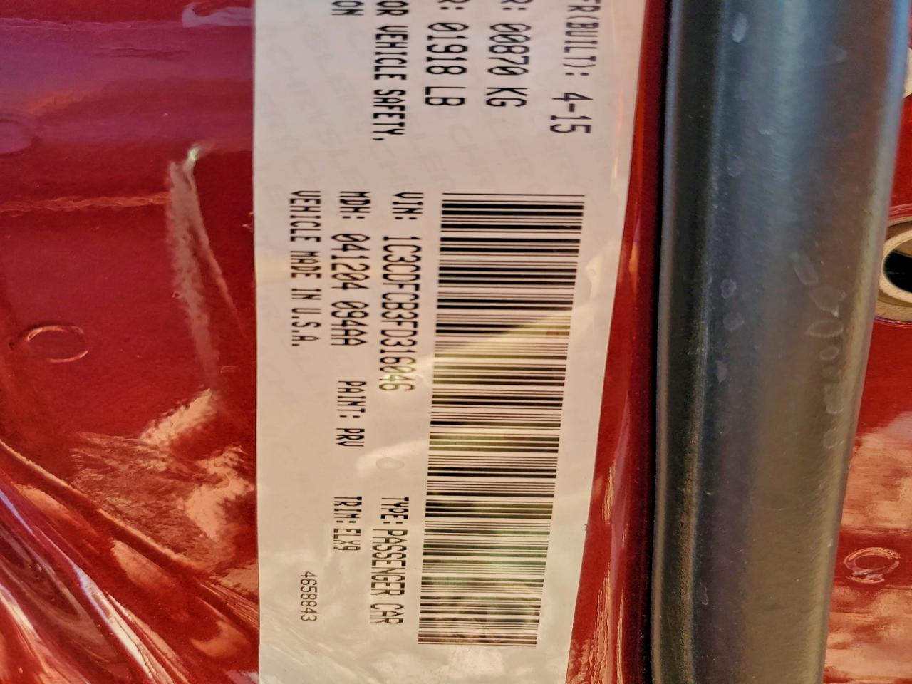 2015 DODGE DART LIMITED photo 13