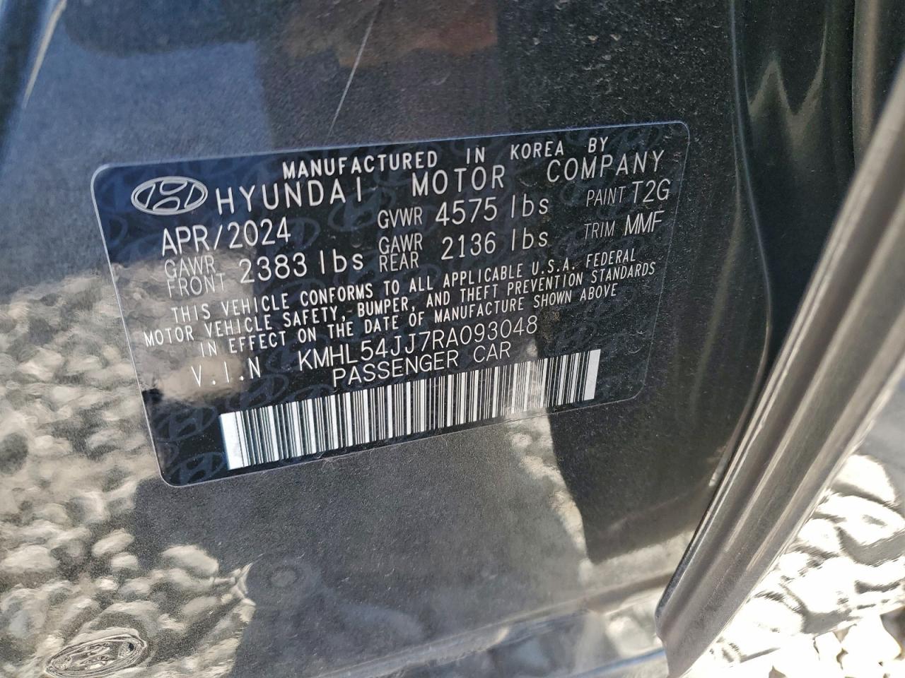 2024 HYUNDAI SONATA HYBRID photo 13