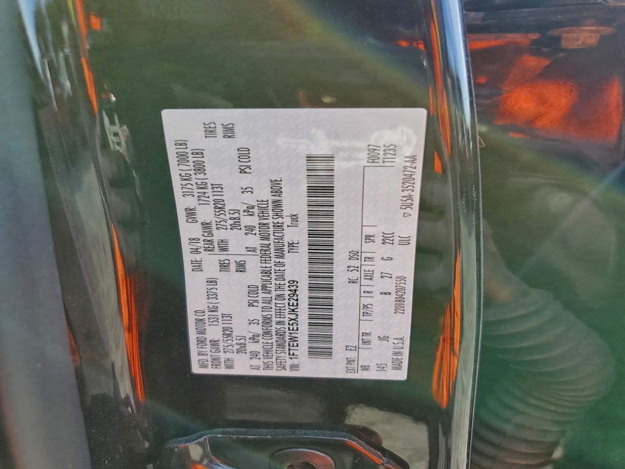 2018 FORD F150 SUPERCREW photo 12