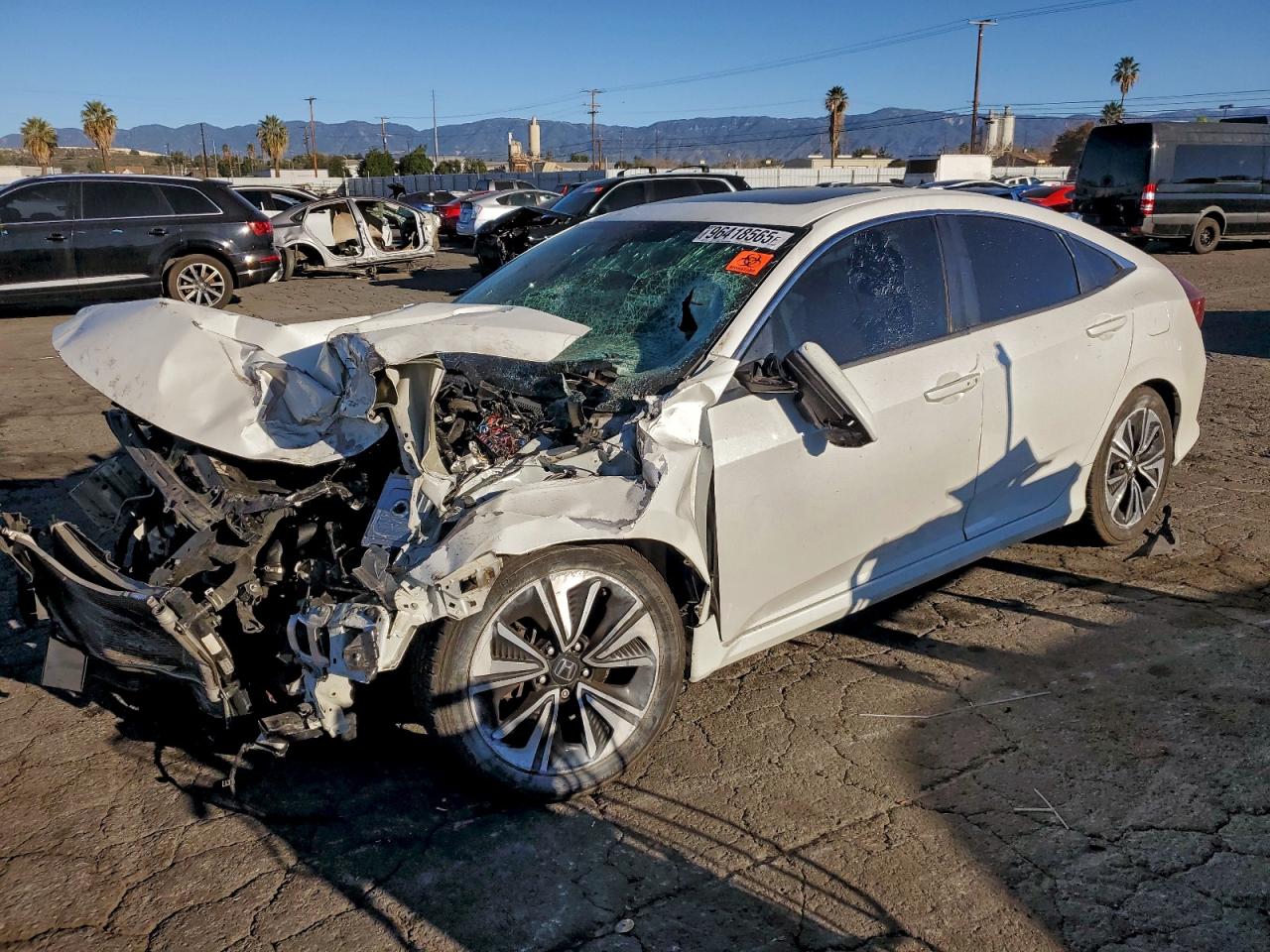 2016 HONDA CIVIC EXL — FRONT END damage — photo 1