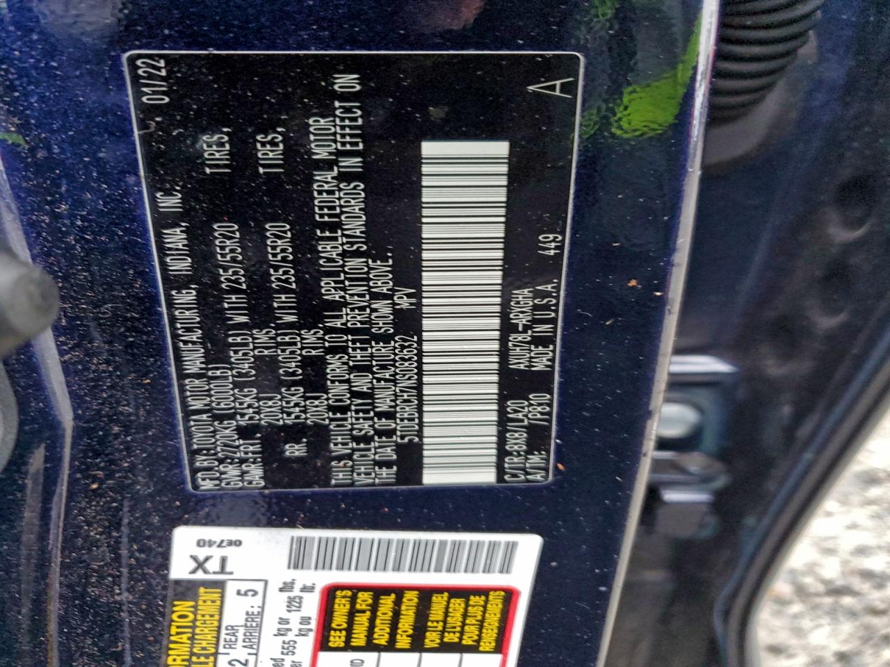2022 TOYOTA HIGHLANDER HYBRID PLATINUM photo 13