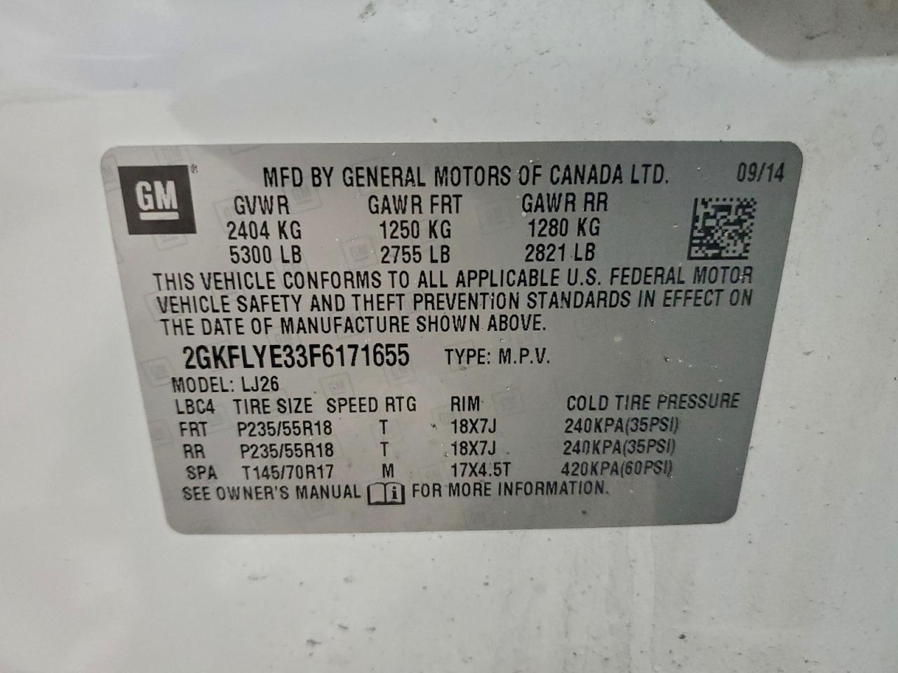 2015 GMC TERRAIN SLT photo 37