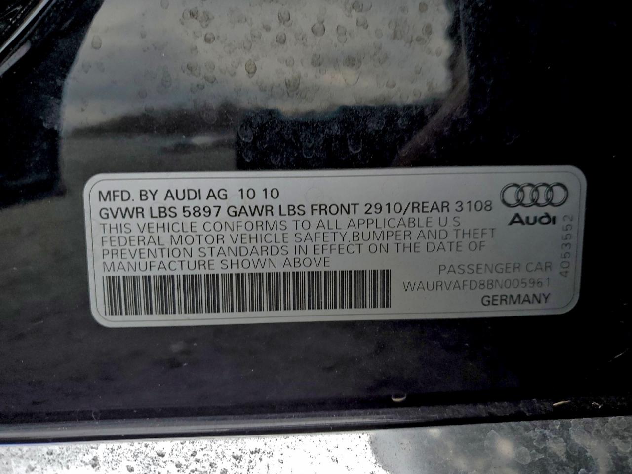 2011 AUDI A8 L QUATTRO photo 12