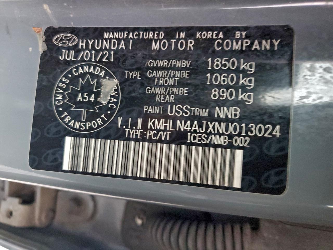 2022 HYUNDAI ELANTRA LIMITED photo 13