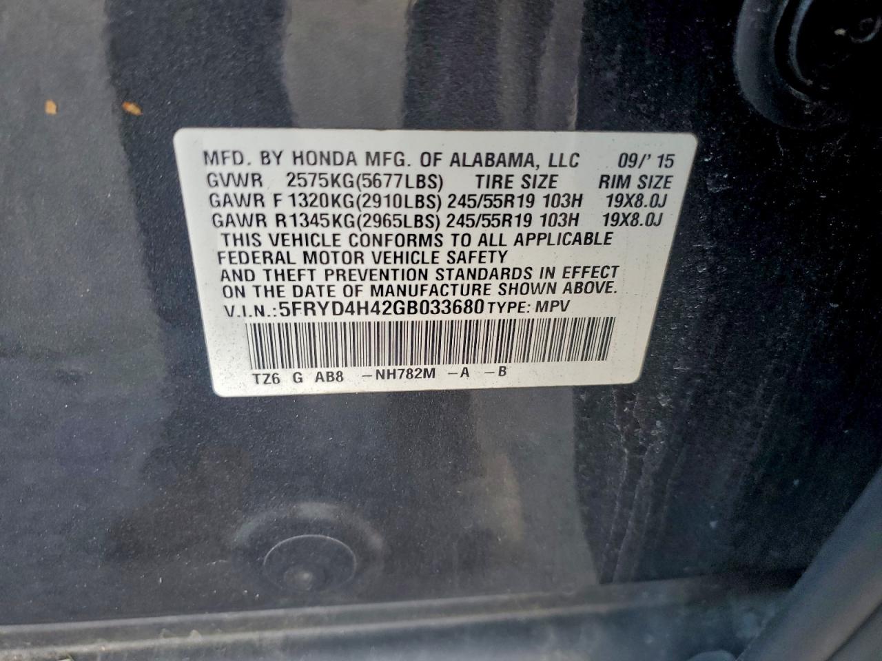 2016 ACURA MDX TECHNOLOGY photo 14