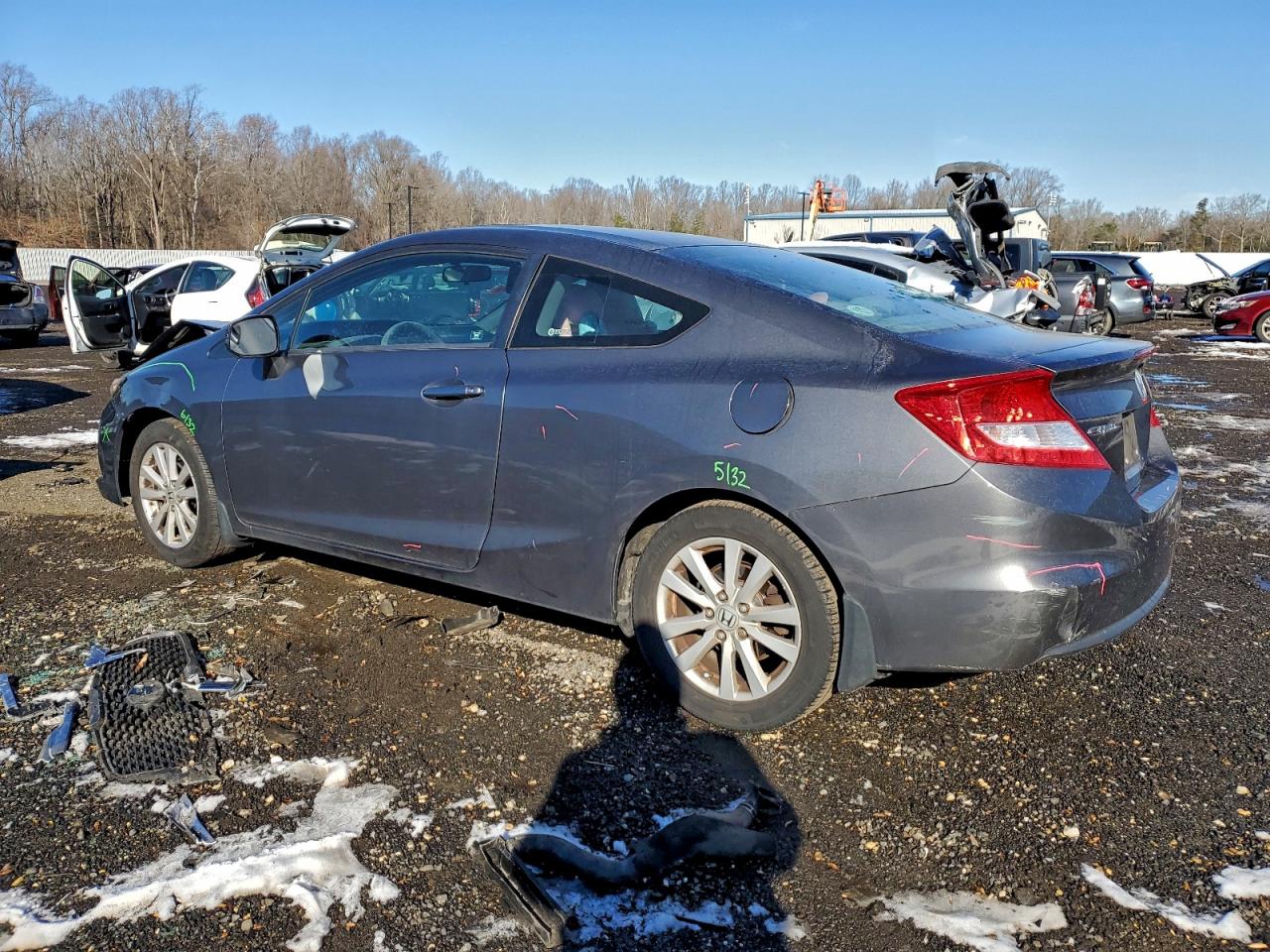 2012 HONDA CIVIC EX photo 2