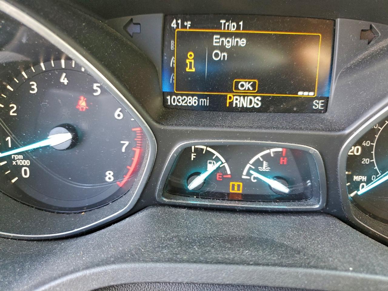 2017 FORD ESCAPE S photo 9