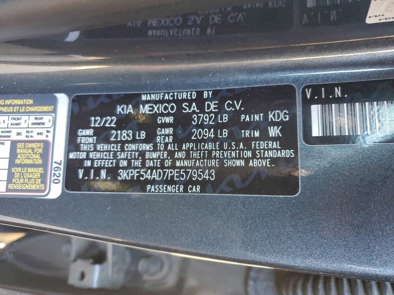 2023 KIA FORTE GT LINE photo 12
