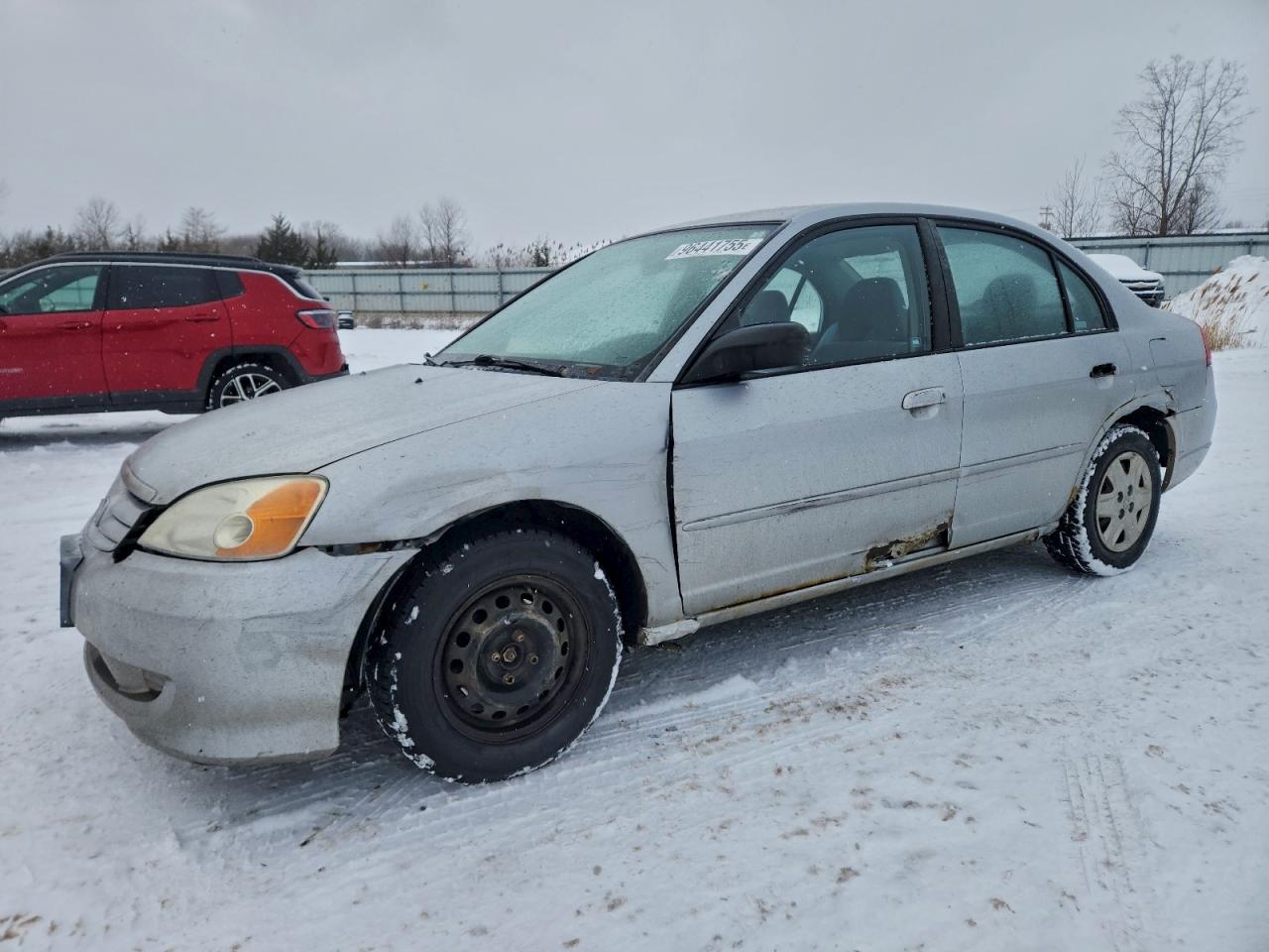 2003 HONDA CIVIC LX — FRONT END damage — photo 1