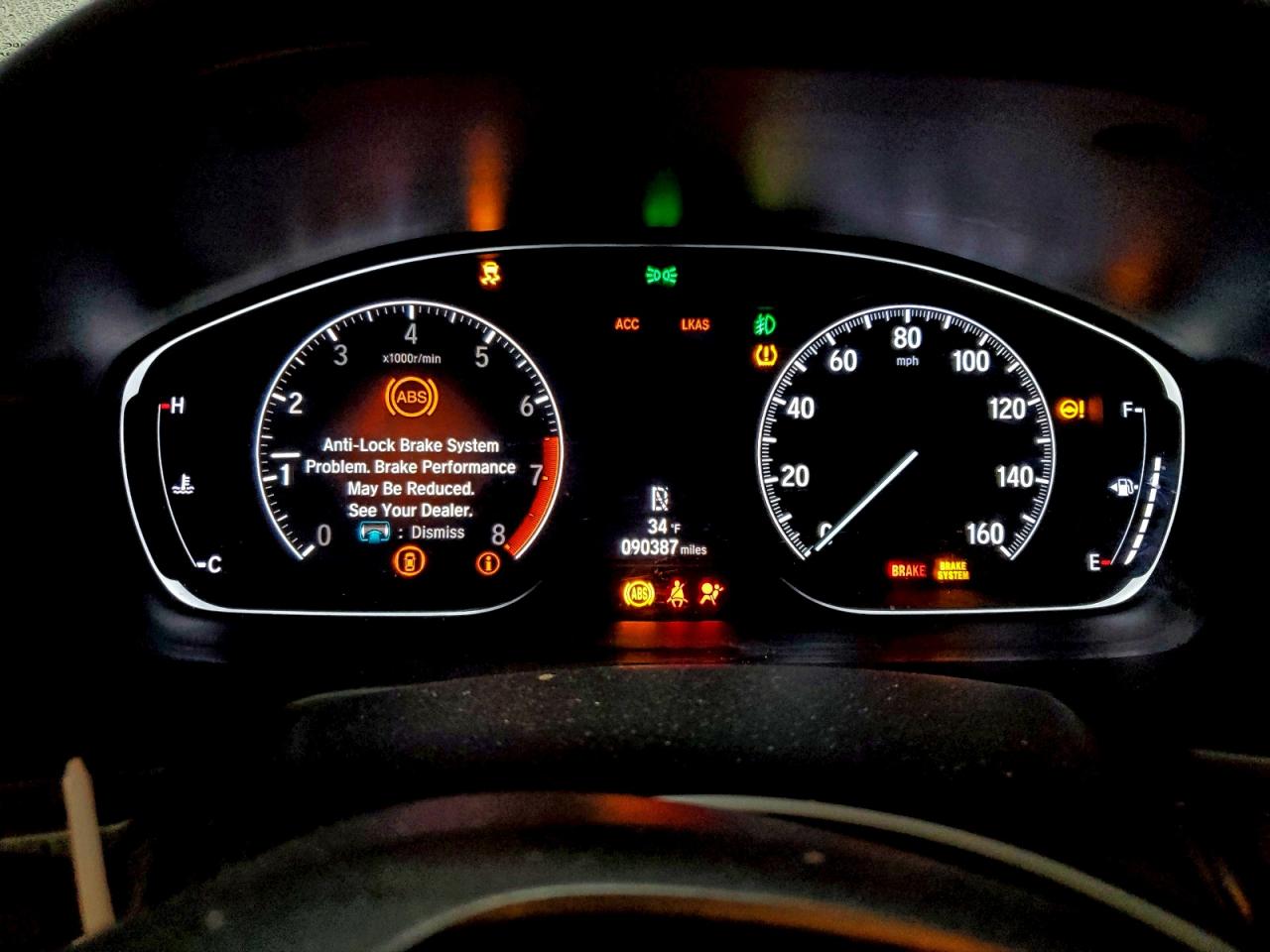 2020 HONDA ACCORD EXL photo 9