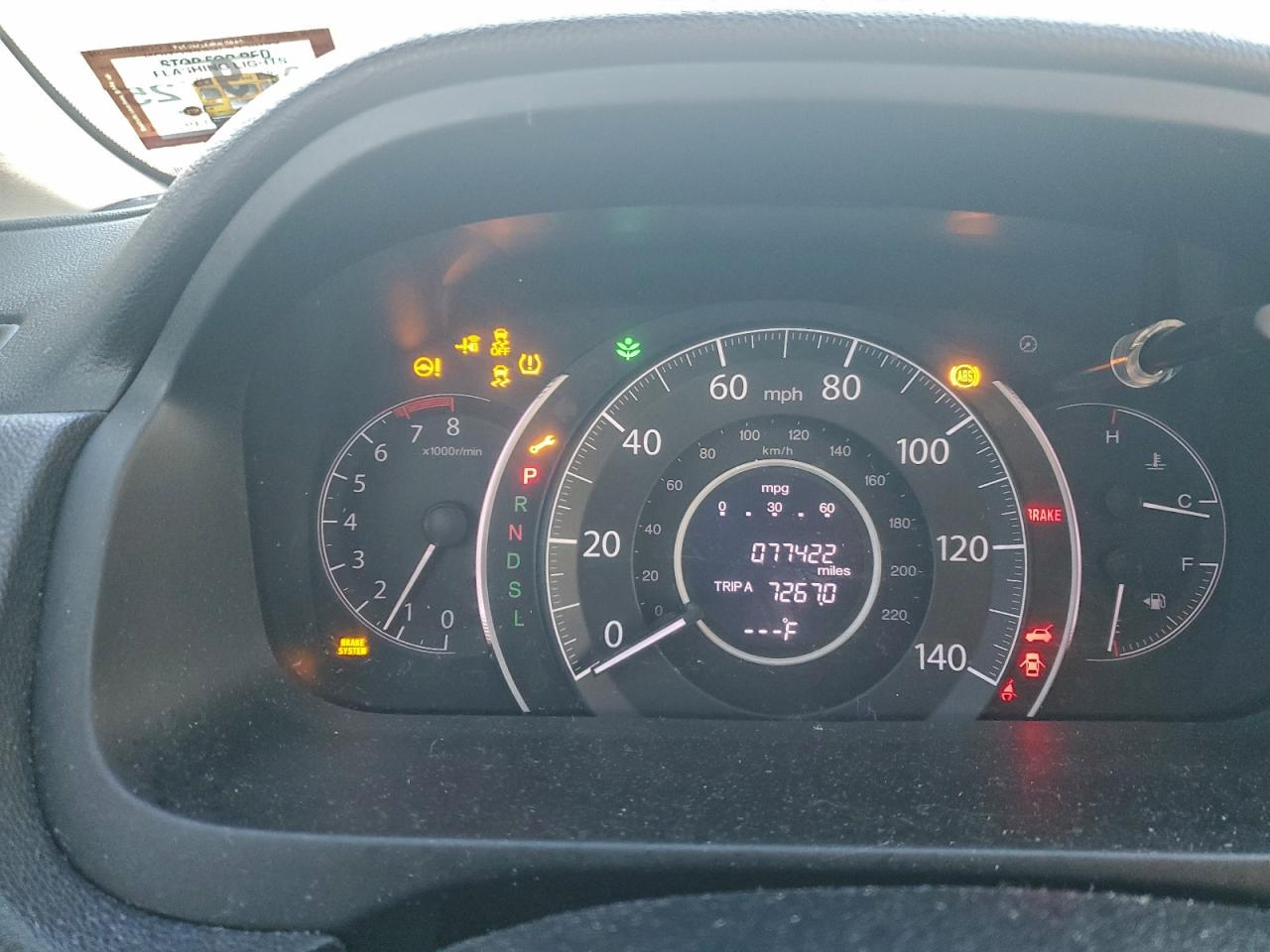 2015 HONDA CR-V EX photo 9