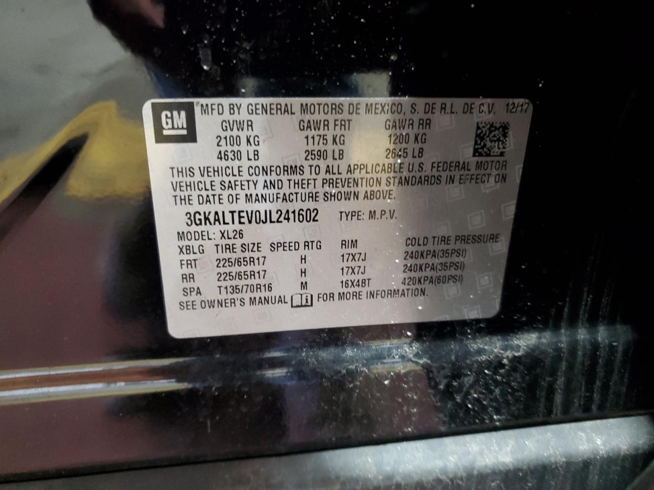 2018 GMC TERRAIN SLE photo 13