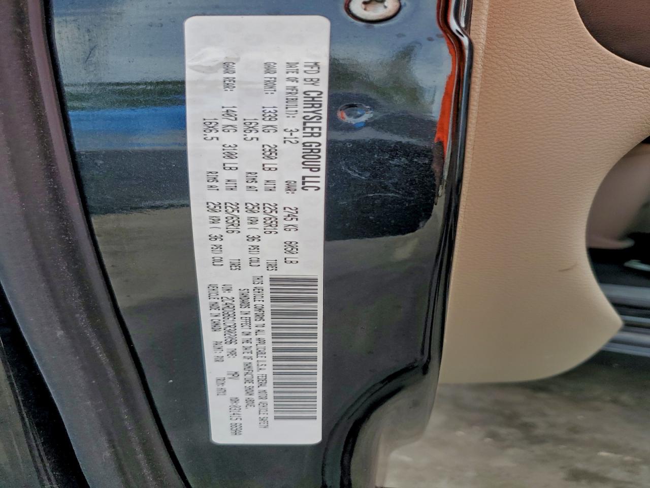 2012 DODGE GRAND CARAVAN SE photo 13