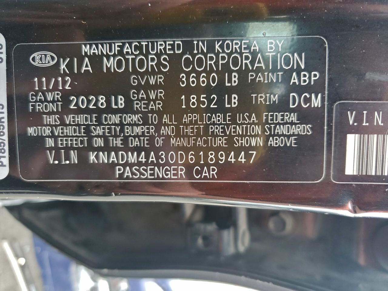 2013 KIA RIO LX photo 12
