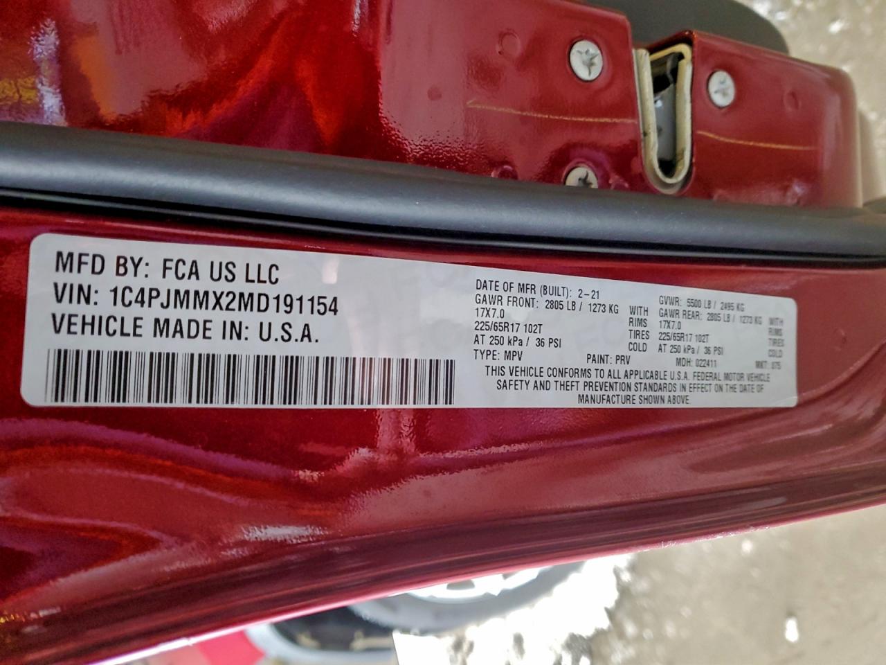 2021 JEEP CHEROKEE LATITUDE LUX photo 13