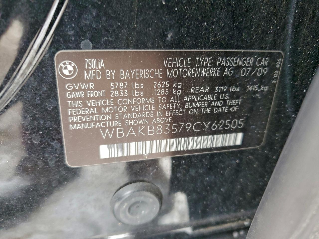 2009 BMW 750 LI photo 13