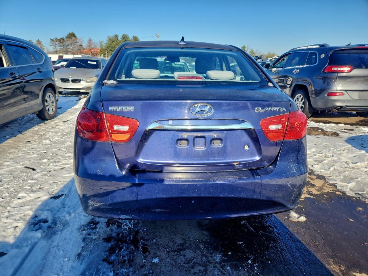 2010 HYUNDAI ELANTRA BLUE photo 6